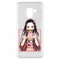 Чехол для Samsung A8 2018 Nezuko