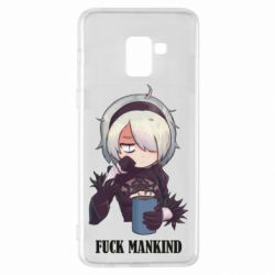 Чохол для Samsung A8+ 2018 Nier. Fuck Mankind - PrintSalon