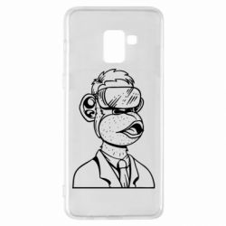 Чехол для Samsung A8+ 2018 Обезьяна в виртуальных очках - PrintSalon