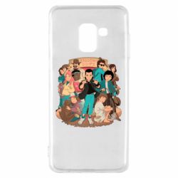 Чехол для Samsung A8 2018 Очень странные дела арт - PrintSalon