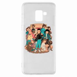 Чехол для Samsung A8+ 2018 Очень странные дела арт - PrintSalon