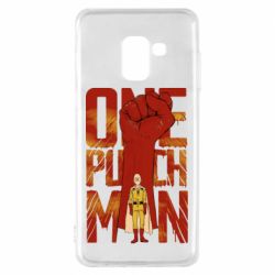 Чохол для Samsung A8 2018 One Punch Man Saitama - PrintSalon