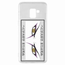 Чехол для Samsung A8+ 2018 Orochimaru's eyes - PrintSalon