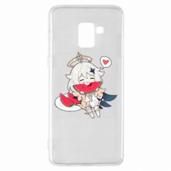 Чохол для Samsung A8+ 2018 Паймон з кавуном - PrintSalon