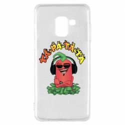 Чехол для Samsung A8 2018 Перец Эдисон и доллары - PrintSalon