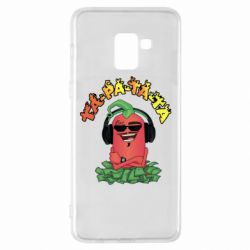 Чехол для Samsung A8+ 2018 Перец Эдисон и доллары - PrintSalon