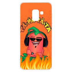 Чехол для Samsung A8 2018 Перец Эдисон Тапатата