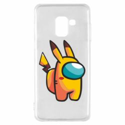 Чохол для Samsung A8 2018 Pikachu Among Us - PrintSalon