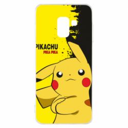 Чехол для Samsung A8 2018 Pikachu Pika Pika