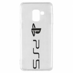 Чехол для Samsung A8 2018 PlayStation 5 Logo - PrintSalon