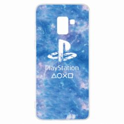 Чохол для Samsung A8+ 2018 Playstation on tai dai background - PrintSalon