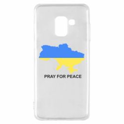 Чехол для Samsung A8 2018 Pray for peace - PrintSalon