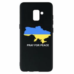 Чехол для Samsung A8+ 2018 Pray for peace - PrintSalon