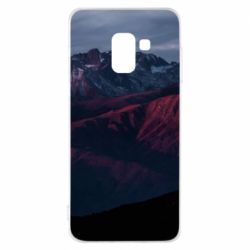 Чохол для Samsung A8 2018 Red mountains - PrintSalon