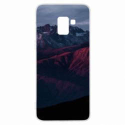 Чохол для Samsung A8+ 2018 Red mountains - PrintSalon