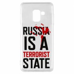 Чехол для Samsung A8 2018 Russia is a terrorist state - PrintSalon