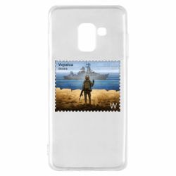 Чехол для Samsung A8 2018 русский корабль иди на@ - PrintSalon