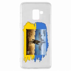 Чехол для Samsung A8+ 2018 Русский военный корабль! Украина - PrintSalon