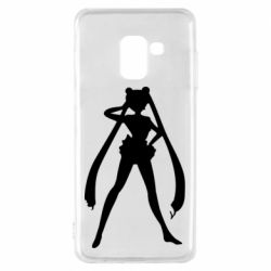 Чохол для Samsung A8 2018 Sailor Moon silhouette - PrintSalon