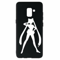 Чохол для Samsung A8+ 2018 Sailor Moon silhouette - PrintSalon