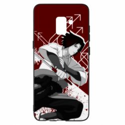 Чехол для Samsung A8+ 2018 Sasuke Uchiha - PrintSalon