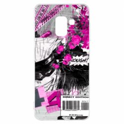 Чехол для Samsung A8 2018 Satoru gojo collage - PrintSalon