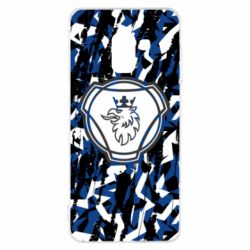 Чохол для Samsung A8 2018 Scania logo and grunge - PrintSalon