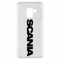 Чехол для Samsung A8 2018 Scania truck - PrintSalon