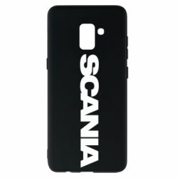 Чехол для Samsung A8+ 2018 Scania truck - PrintSalon