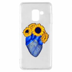 Чохол для Samsung A8 2018 Серце України. - PrintSalon