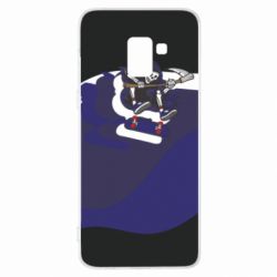 Чохол для Samsung A8+ 2018 Skater death - PrintSalon