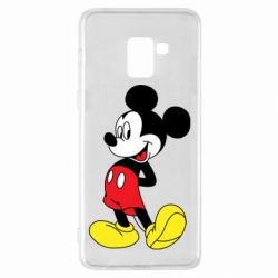 Чехол для Samsung A8+ 2018 Smiling Mickey - PrintSalon