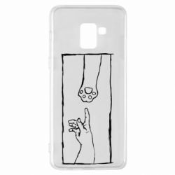 Чехол для Samsung A8+ 2018 Сreation meow - PrintSalon