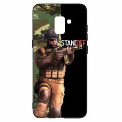 Чехол для Samsung A8+ 2018 Standoff 2 Camouflage - PrintSalon