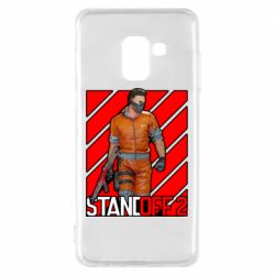 Чохол для Samsung A8 2018 Standoff 2 Red Logo