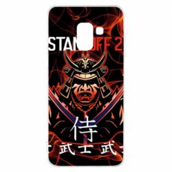 Чохол для Samsung A8 2018 Standoff Samurai And Fire