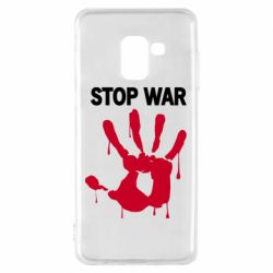 Чехол для Samsung A8 2018 Stop War - PrintSalon