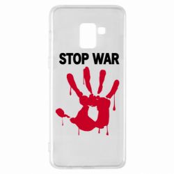 Чехол для Samsung A8+ 2018 Stop War - PrintSalon