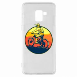 Чехол для Samsung A8+ 2018 Сyclist - PrintSalon