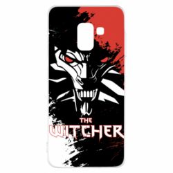 Чехол для Samsung A8 2018 The Witcher Spray Art - PrintSalon