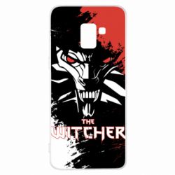 Чехол для Samsung A8+ 2018 The Witcher Spray Art - PrintSalon