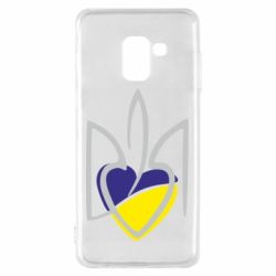 Чехол для Samsung A8 2018 Ukrainian heart - PrintSalon