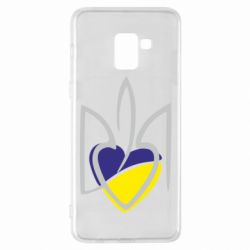 Чехол для Samsung A8+ 2018 Ukrainian heart - PrintSalon