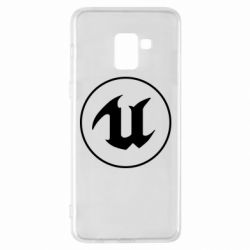 Чехол для Samsung A8+ 2018 Unreal Engine Logo - PrintSalon