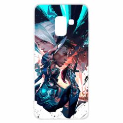 Чехол для Samsung A8 2018 Valorant Poster - PrintSalon