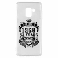 Чехол для Samsung A8 2018 Ваш месяц, год рождения (на английском)