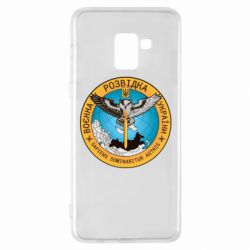 Чехол для Samsung A8+ 2018 Военная разведка Украина, сова