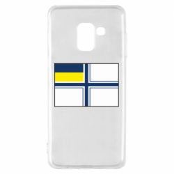 Чехол для Samsung A8 2018 Военно-морской флаг ВСУ