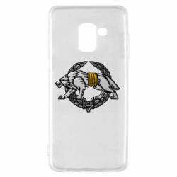 Чехол для Samsung A8 2018 Волк УССО - PrintSalon