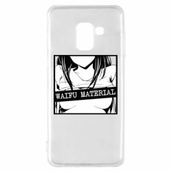 Чохол для Samsung A8 2018 Waifu Material - PrintSalon